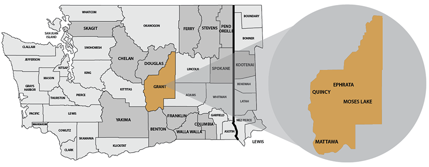Grant County Trends Our Home map